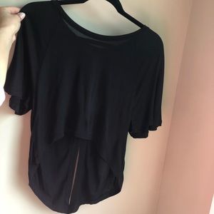 {XXI} High-Low Top with Slit Back